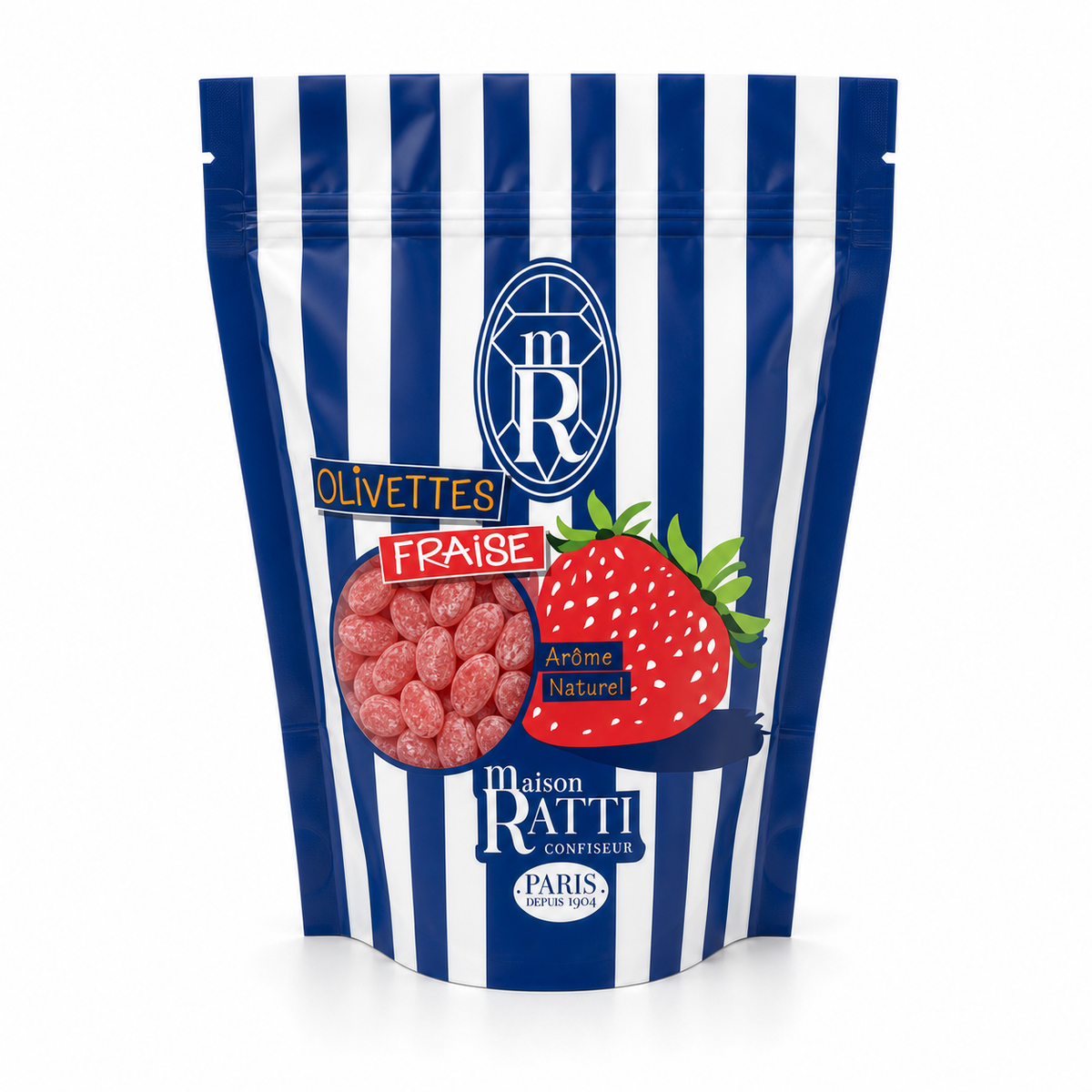 Olivette fraise de Maison Ratti
