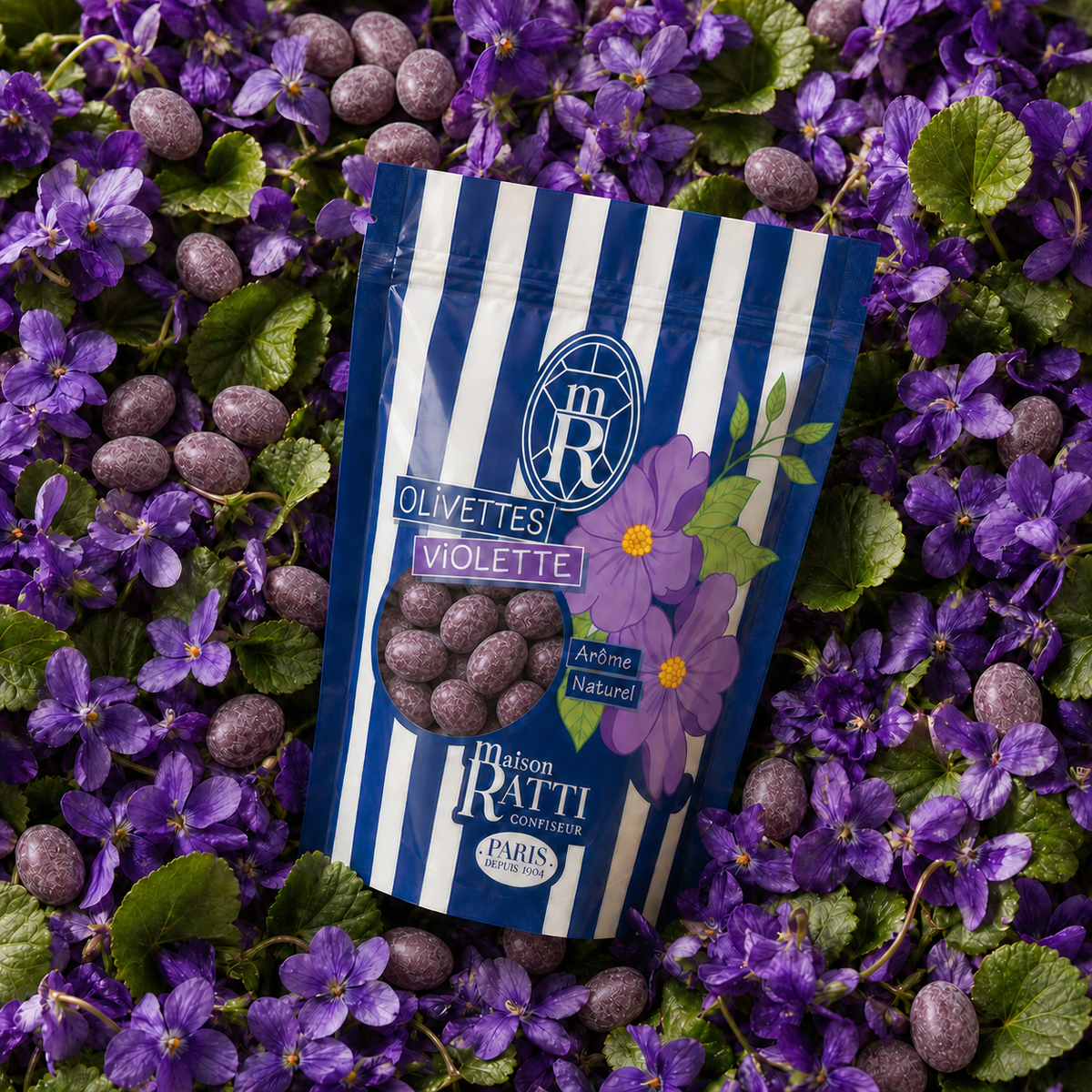 Maison Ratti Olivette Violet, with its ingredients