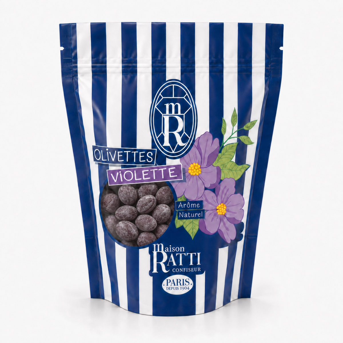 Maison Ratti Olivette Violet, front view