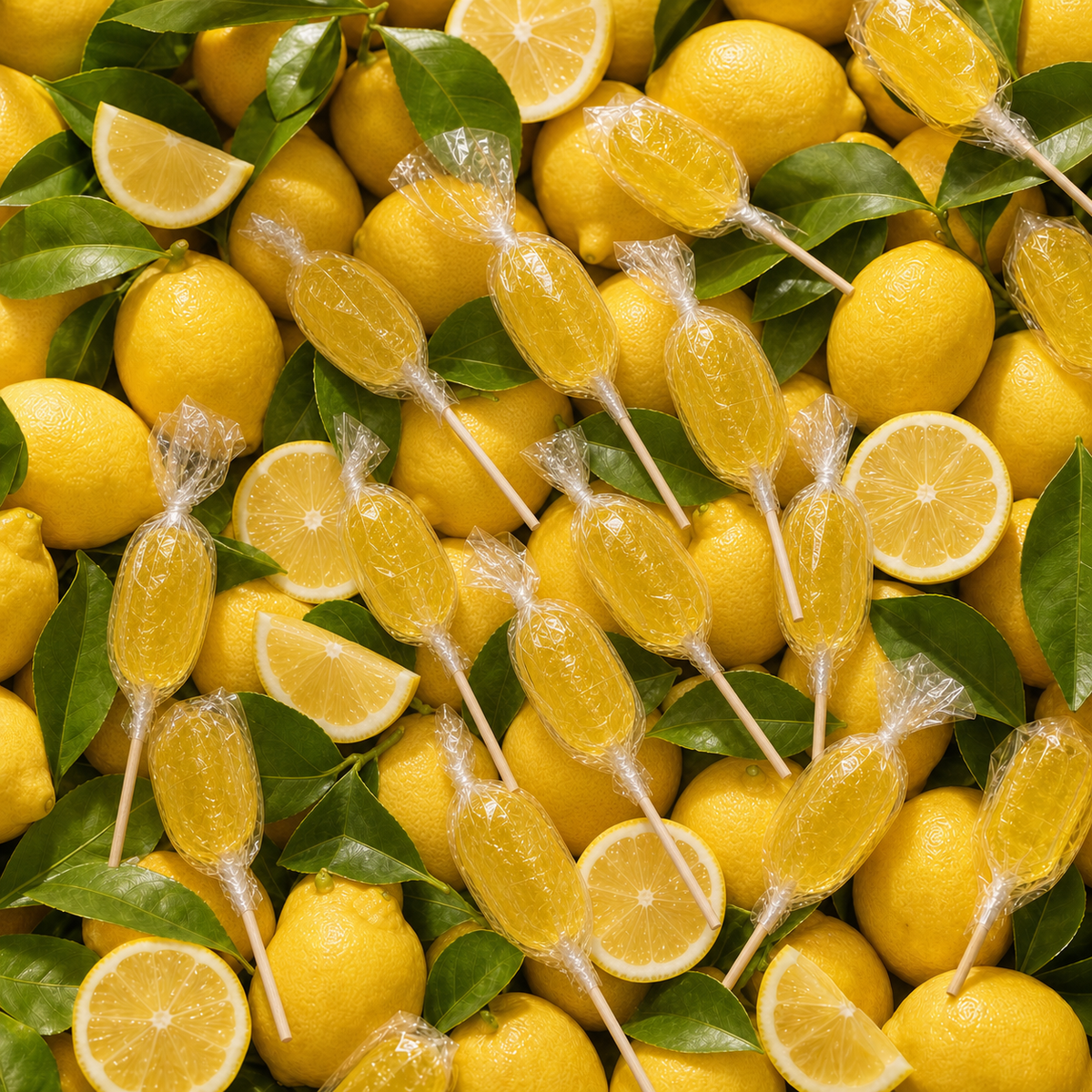 Maison Ratti Lemon Lollipop, with its ingredients